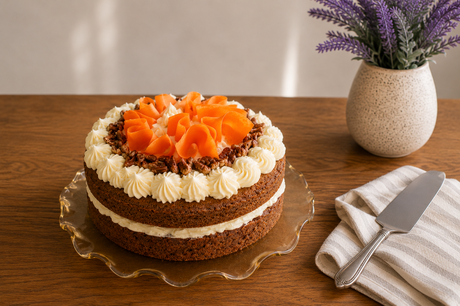 Pastel de zanahoria